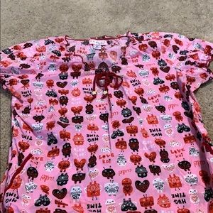 Koi scrub top